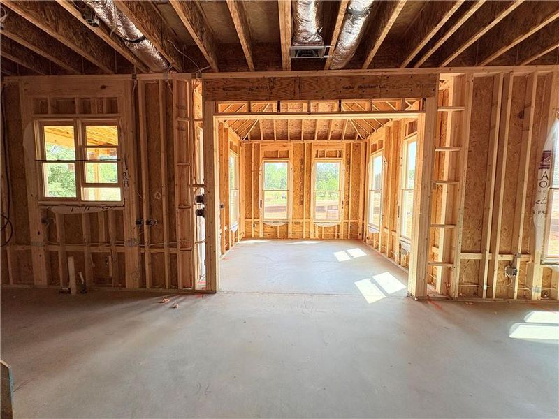 In-progress construction of a new home in The Tillery, Marietta, GA (Image 99).