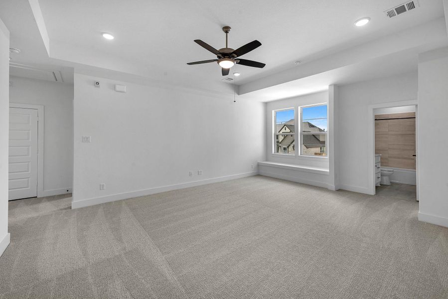 Spacious, unfurnished interior of a new home in Bridgeland, Cypress (Image 24).