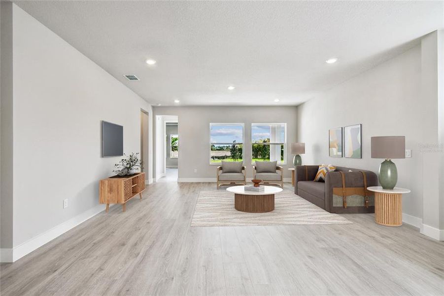 Furnished interior view inside a new home in North River Ranch – Garden Series, Parrish (Image 18). Furnished interior view inside a new home in North River Ranch – Garden Series, Parrish (Image 18).