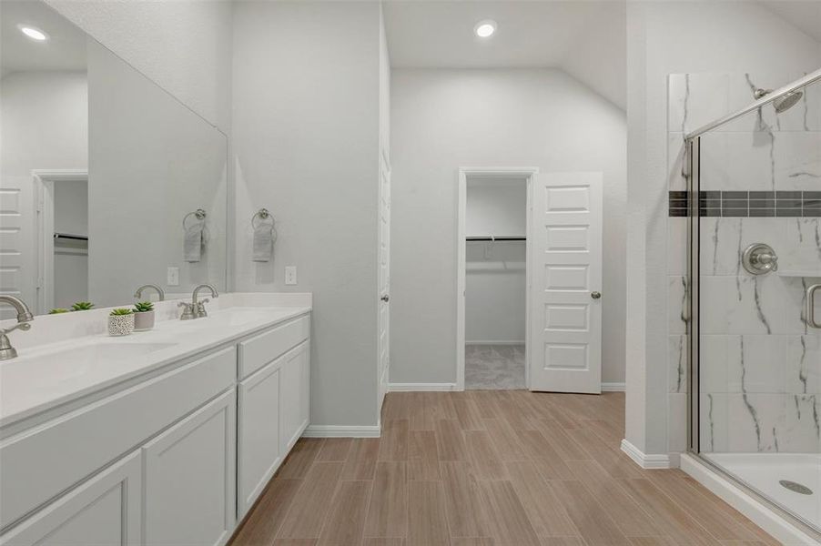 Furnished interior view inside a new home in Woodstone, Providence Village (Image 13).