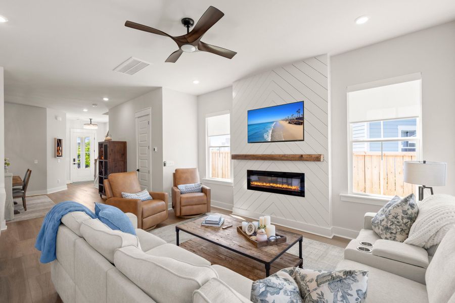 Furnished interior view inside a new home in Carnes Crossroads, Summerville (Image 28).