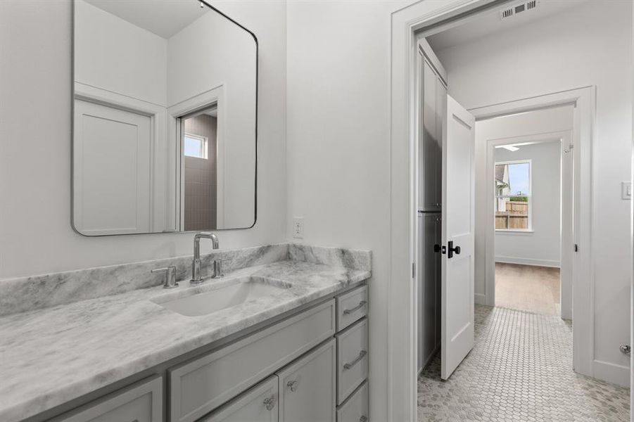 Furnished interior view inside a new home in , Robinson (Image 30).