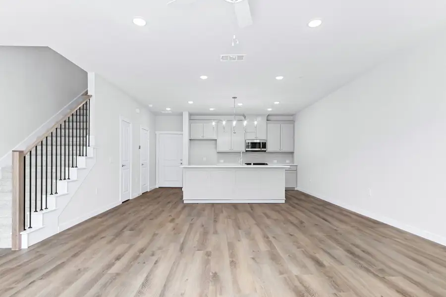Spacious, unfurnished interior of a new home in Willow Grove Townhomes, Melissa (Image 25).