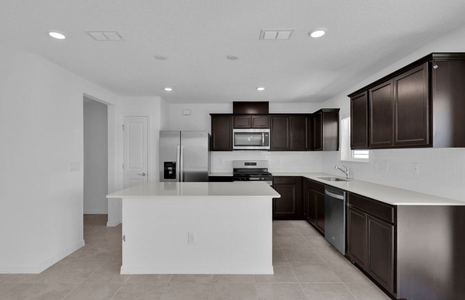Furnished interior view inside a new home in Wells Landing, Jacksonville (Image 6).