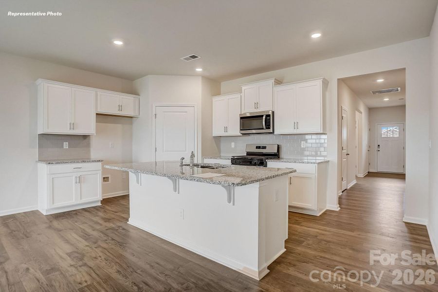 Furnished interior view inside a new home in Woodhaven at Chester, Chester (Image 5).
