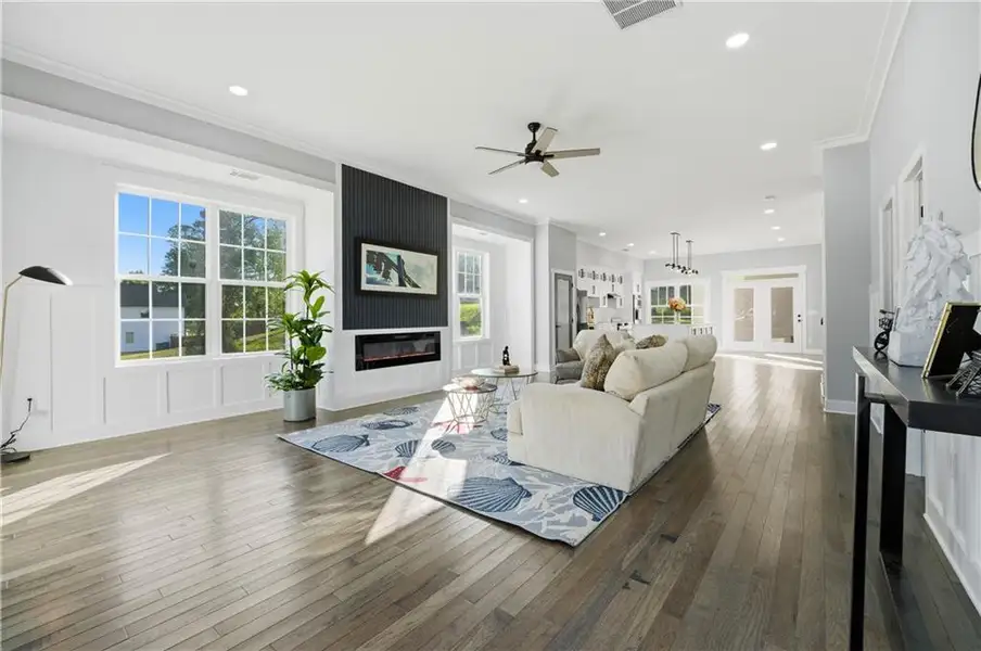 Furnished interior view inside a new home in , Atlanta (Image 10).
