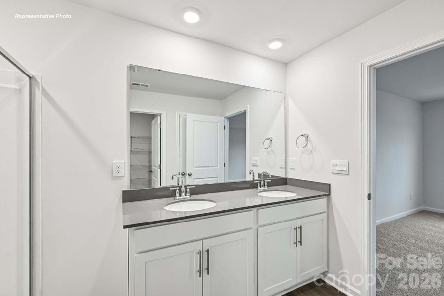 Furnished interior view inside a new home in The Hamptons at Hickory, Hickory (Image 8).