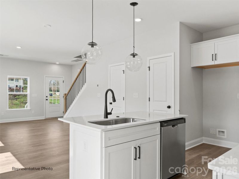 Furnished interior view inside a new home in , Asheville (Image 9).