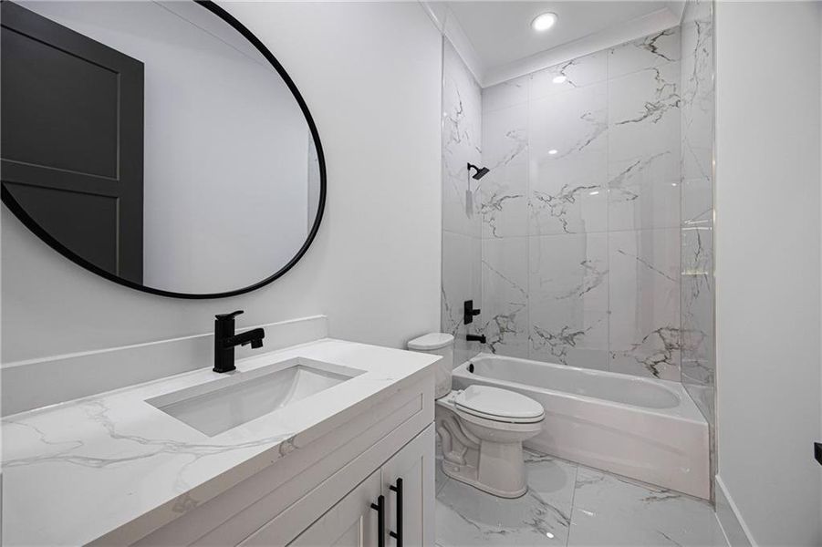 Furnished interior view inside a new home in , Auburn (Image 28).