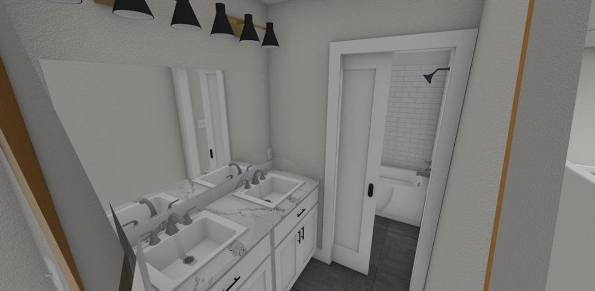 Furnished interior view inside a new home in , McKinney (Image 8). Furnished interior view inside a new home in , McKinney (Image 8).