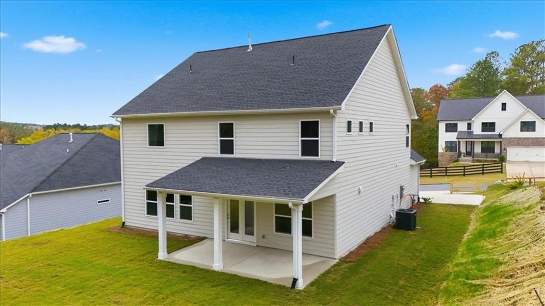 Exterior details and patio area of a home in , Dallas (Image 32). Exterior details and patio area of a home in , Dallas (Image 32).