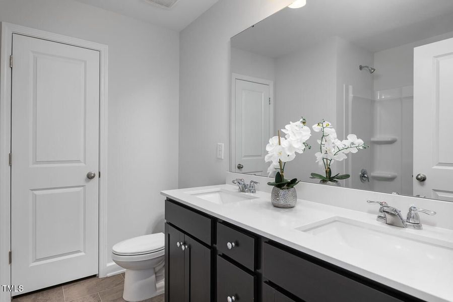 Furnished interior view inside a new home in Gregory Village, Lillington (Image 51). Furnished interior view inside a new home in Gregory Village, Lillington (Image 51).