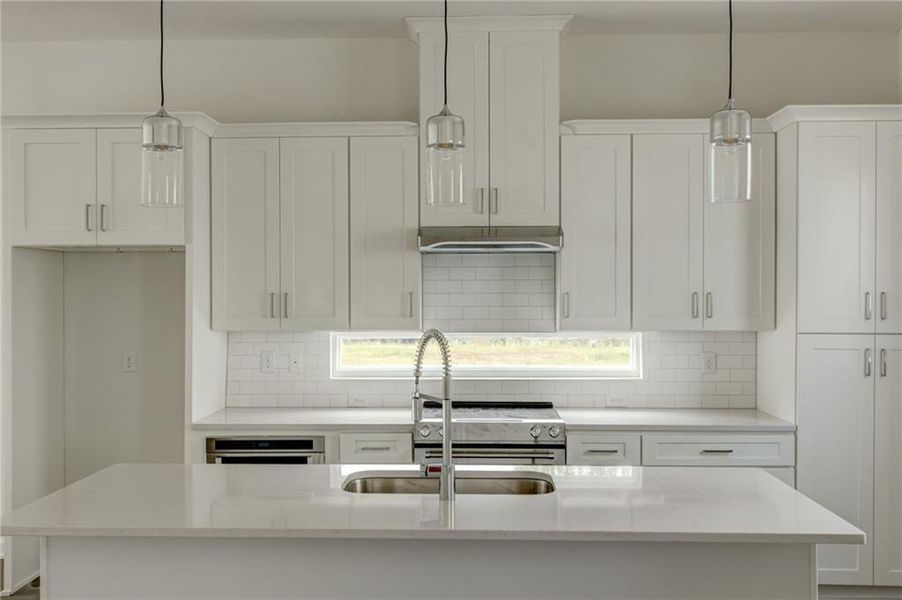 Furnished interior view inside a new home in The Moderns at Sugar Creek Phase III, Atlanta (Image 10).