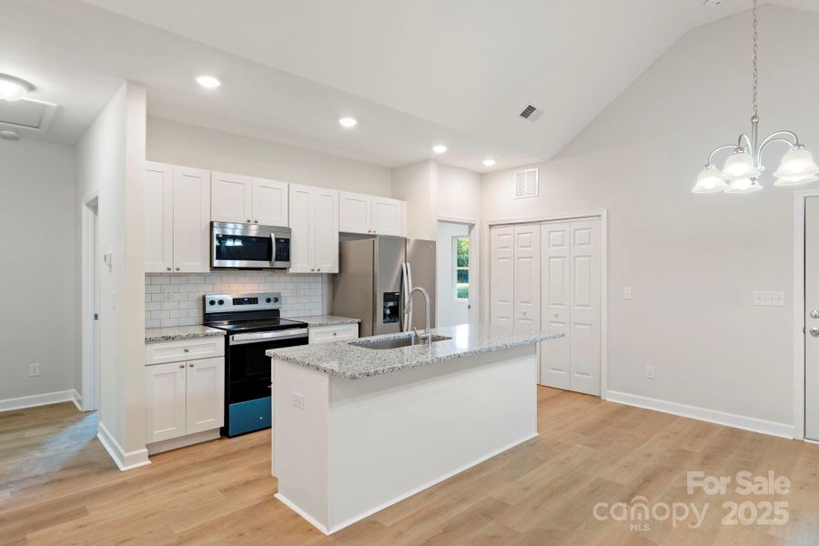 Furnished interior view inside a new home in , Statesville (Image 18). Furnished interior view inside a new home in , Statesville (Image 18).