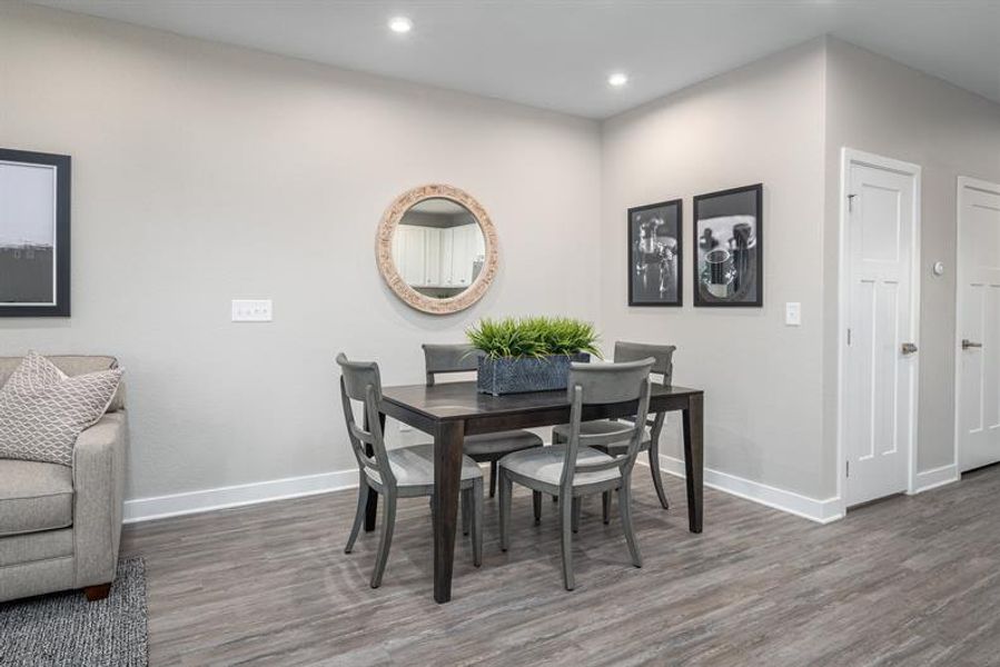 Furnished interior view inside a new home in Griffin Farm Townes, Pittsboro (Image 8).