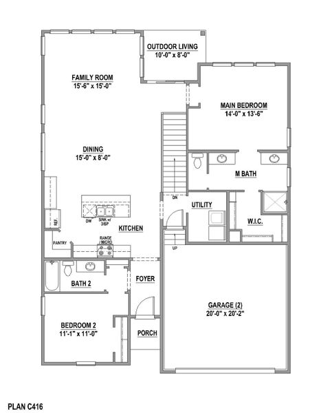 Plan C416 1st Floor SR