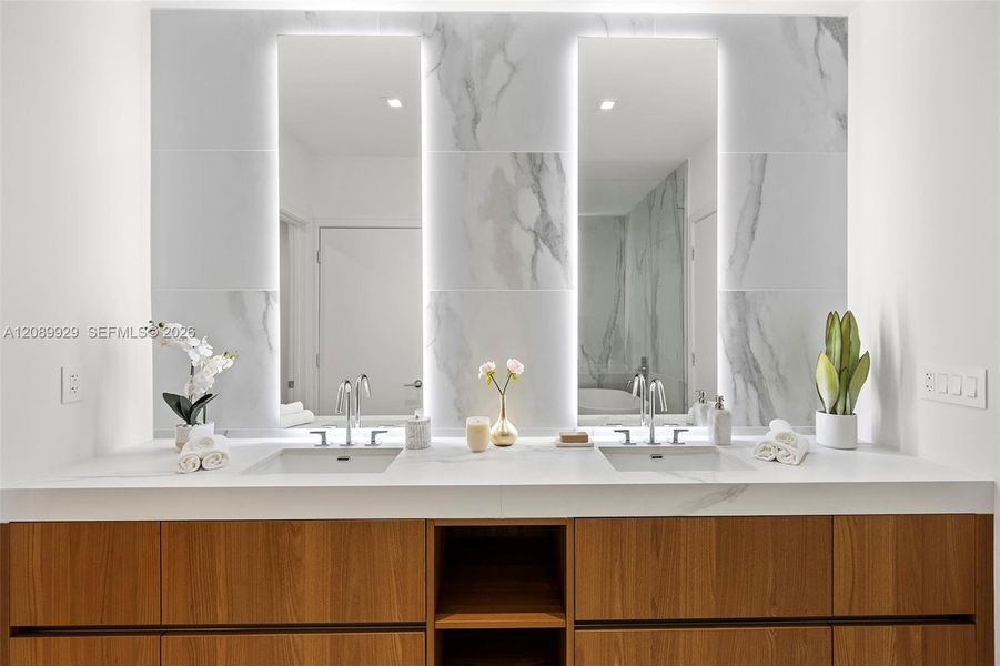 Close-up of interior finishes inside a home in , Miami (Image 23).