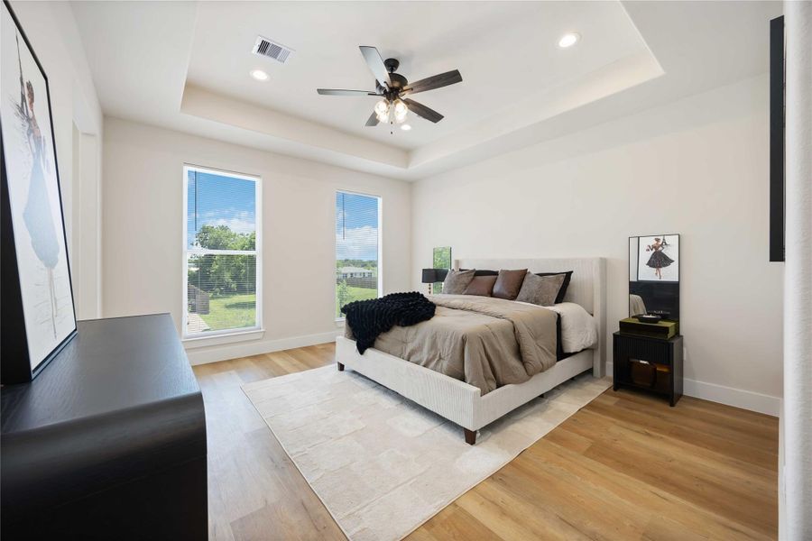 Furnished interior view inside a new home in , Houston (Image 15).
