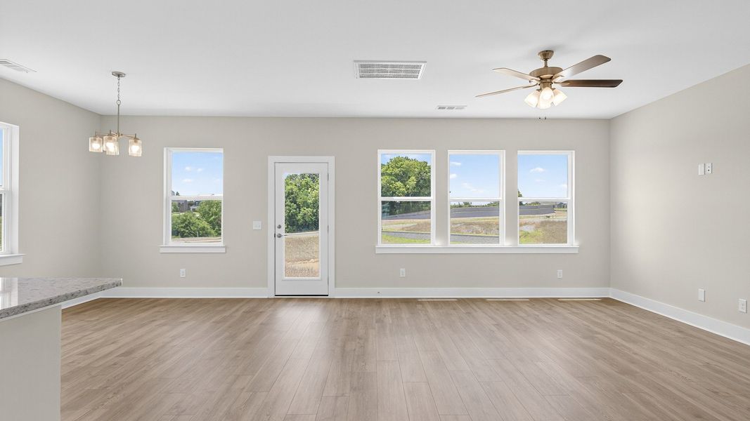 Furnished interior view inside a new home in McClure Farms, Columbia (Image 18).
