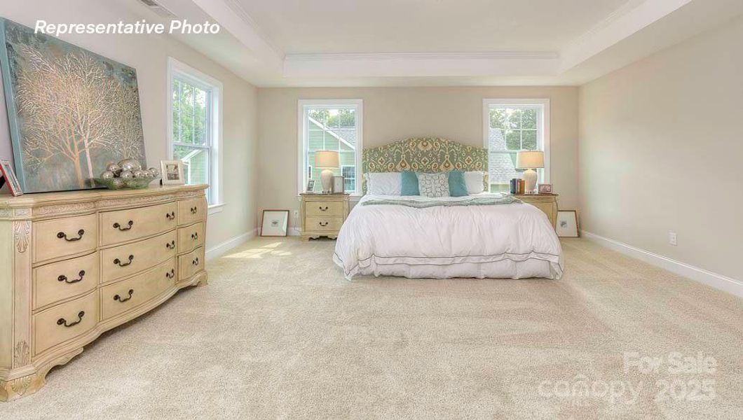 Furnished interior view inside a new home in Sanctuary at Southgate, Indian Trail (Image 29).
