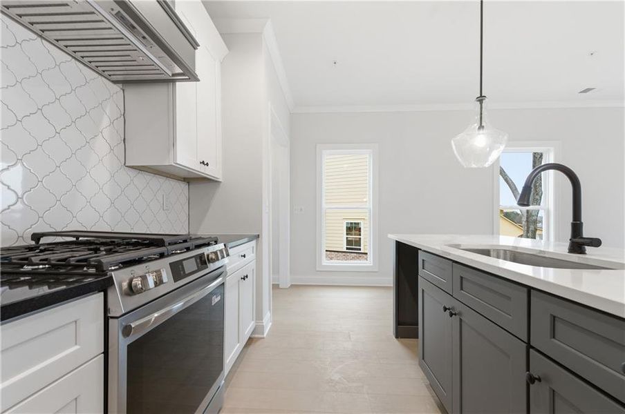 Furnished interior view inside a new home in , Marietta (Image 7).