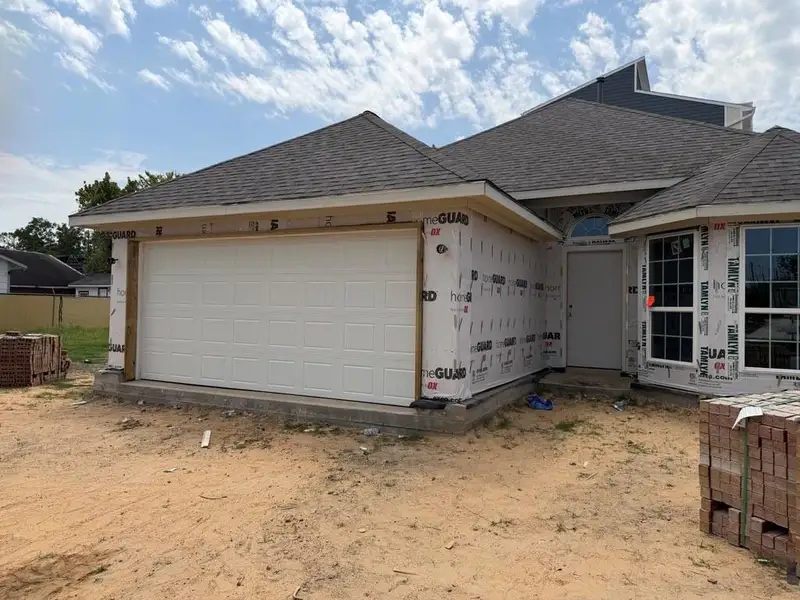 In-progress construction of a new home in , Houston, TX (Image 4).