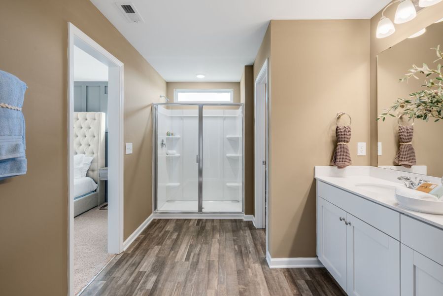 Representative furnished interior of a home built from the Clifton by Mattamy Homes in Magnolia Park Townes, Garner (Image 18).