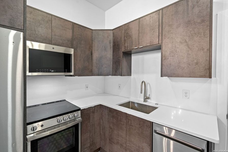 Furnished interior view inside a new home in , San Antonio (Image 35).