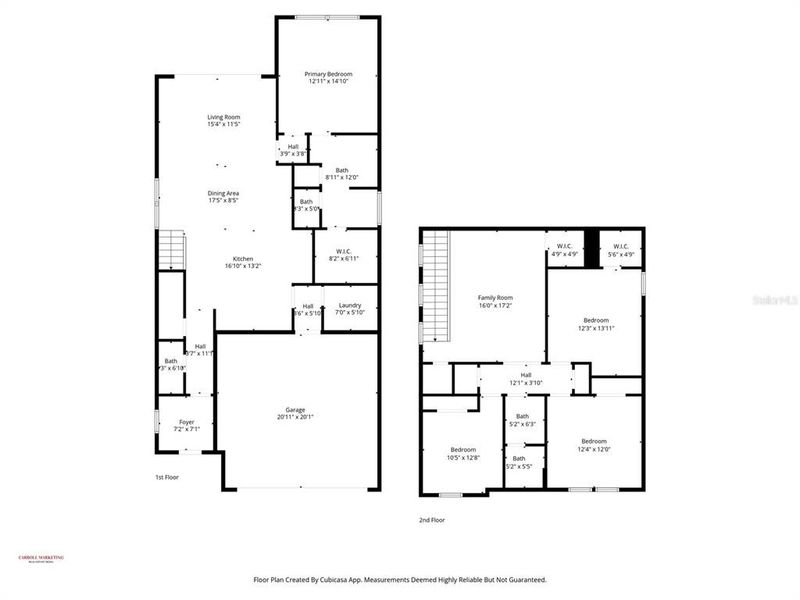 2D floor plan layout of this home in , Land O' Lakes, FL (Image 5).