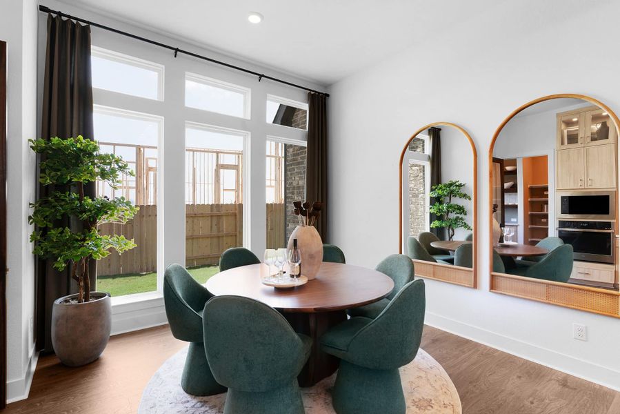Furnished interior view inside a new home in Lariat, Liberty Hill (Image 122).