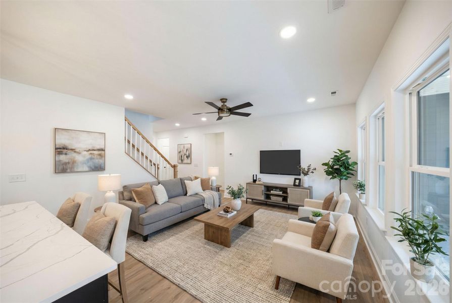 Furnished interior view inside a new home in , Salisbury (Image 19).