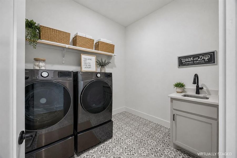 fantastic laundry room.