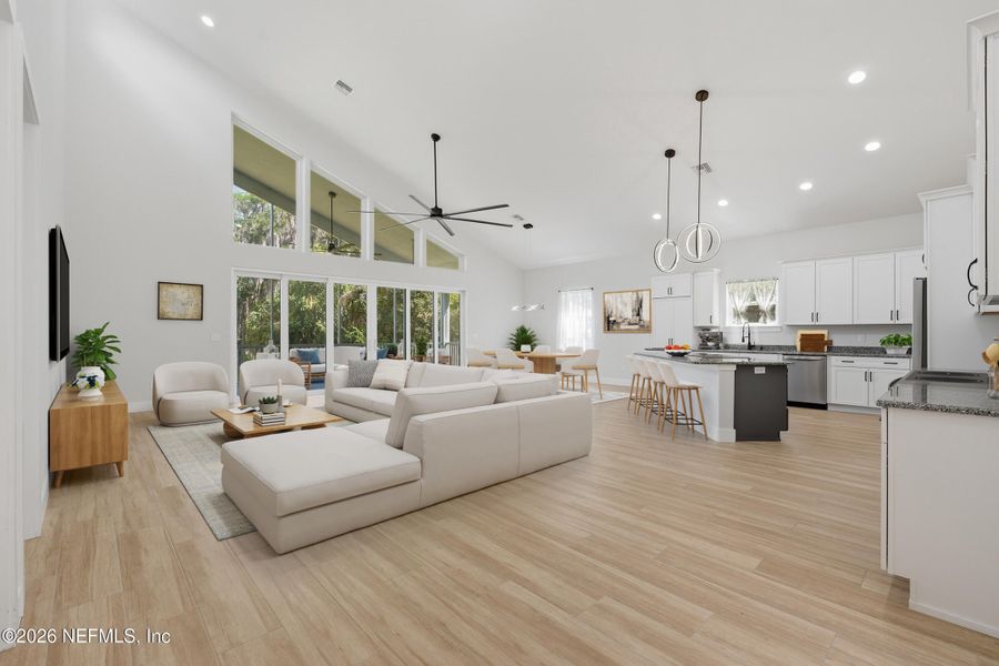 Furnished interior view inside a new home in , Melrose (Image 16).