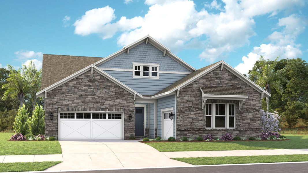 BS-Craftsman Stone Elevation