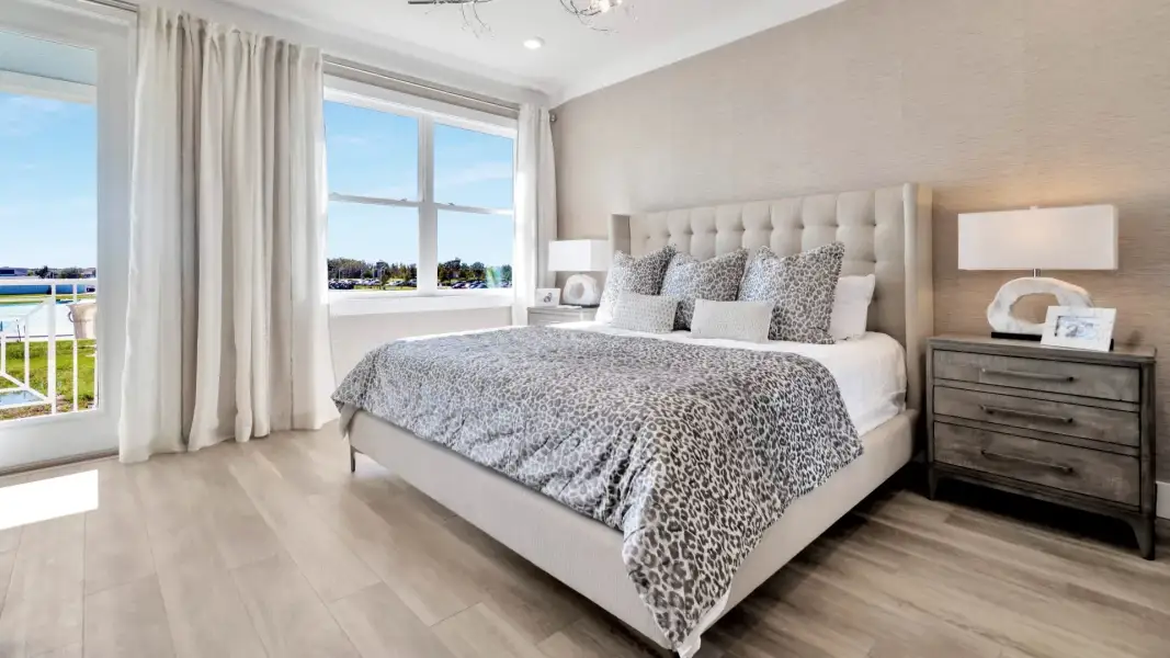 Furnished interior view inside a new home in Lagoon Residences at Epperson, Wesley Chapel (Image 15). Furnished interior view inside a new home in Lagoon Residences at Epperson, Wesley Chapel (Image 15).