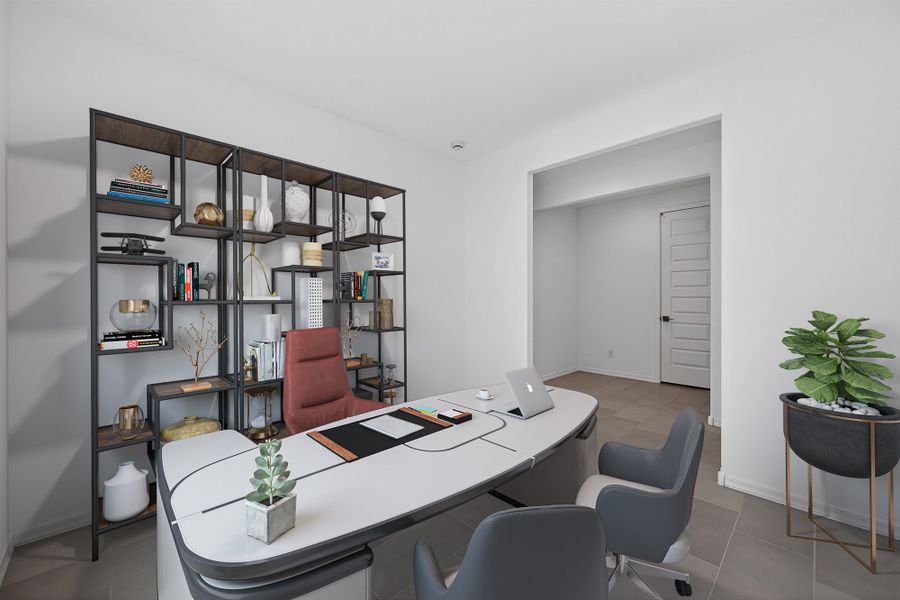 Furnished interior view inside a new home in Artisan at Asante, Surprise (Image 9).