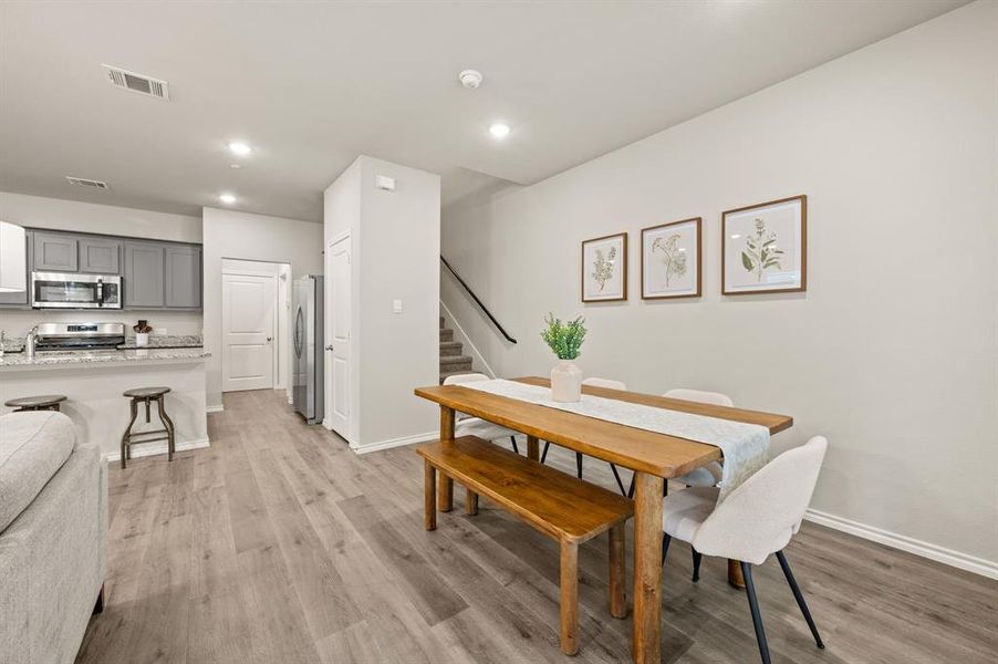 Furnished interior view inside a new home in , Fort Worth (Image 32).