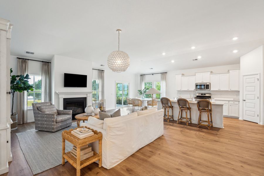 Furnished interior view inside a new home in , Summerville (Image 17). Furnished interior view inside a new home in , Summerville (Image 17).