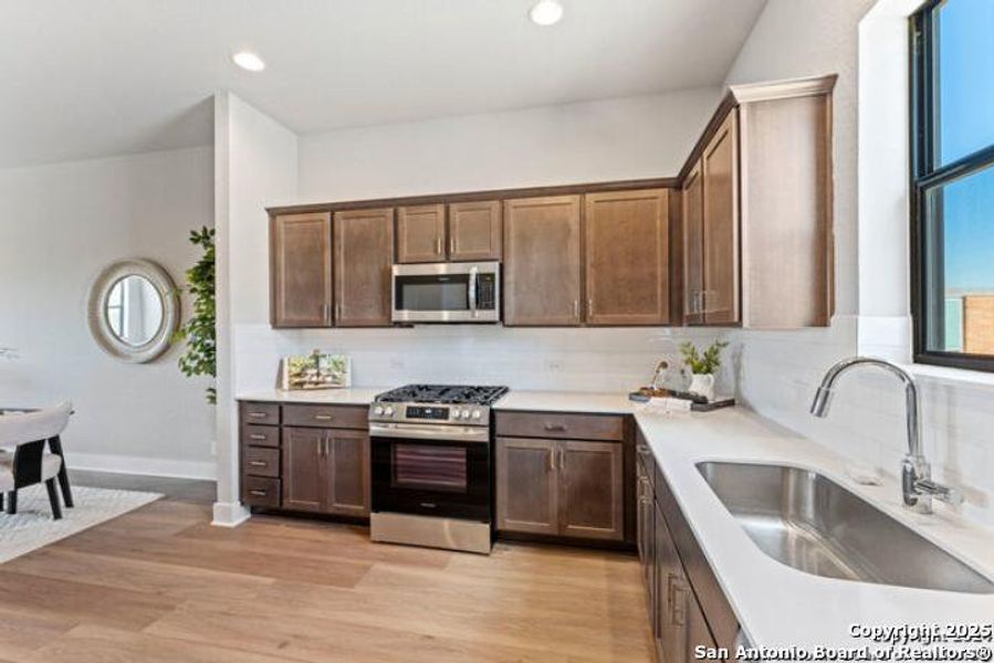 Furnished interior view inside a new home in , San Antonio (Image 35).