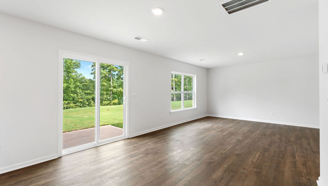 Representative unfurnished interior of a home built from the BELHAVEN by D.R. Horton in Waverly Station, Greenwood (Image 18).