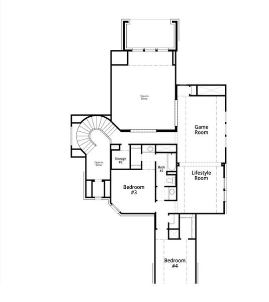 2D floor plan layout for the 229 Plan by Highland Homes in Harvest Green, Richmond, TX (Image 27). 2D floor plan layout for the 229 Plan by Highland Homes in Harvest Green, Richmond, TX (Image 27).