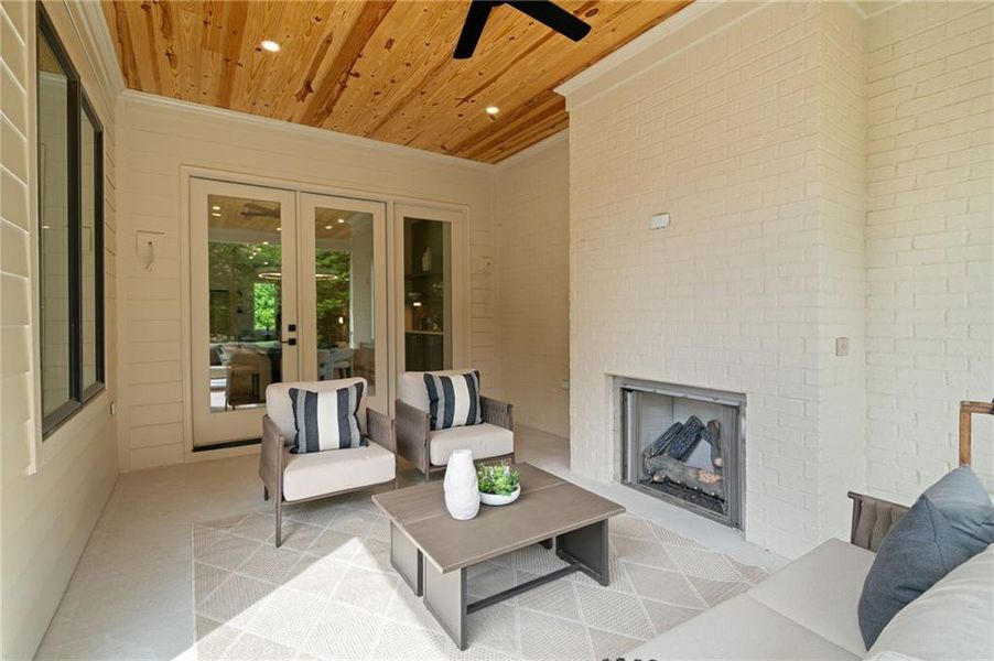 Exterior details and patio area of a home in , Brookhaven (Image 24). Exterior details and patio area of a home in , Brookhaven (Image 24).
