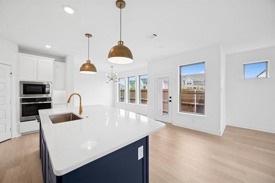 Furnished interior view inside a new home in Karis - Cottage Series, Crowley (Image 5).