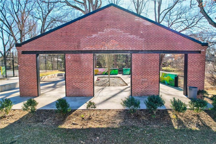 Front exterior of a new home in , Atlanta, GA, highlighting curb appeal (Image 25). Front exterior of a new home in , Atlanta, GA, highlighting curb appeal (Image 25).