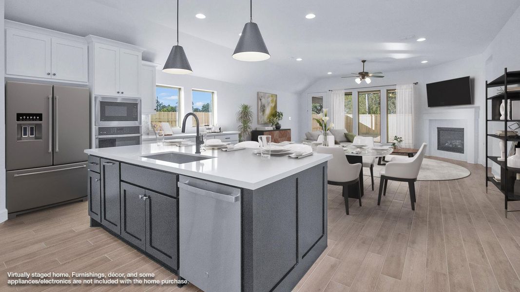 Furnished interior view inside a new home in Everly, Hockley (Image 6).