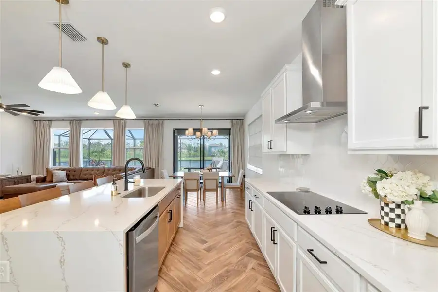 Furnished interior view inside a new home in , Parrish (Image 18).