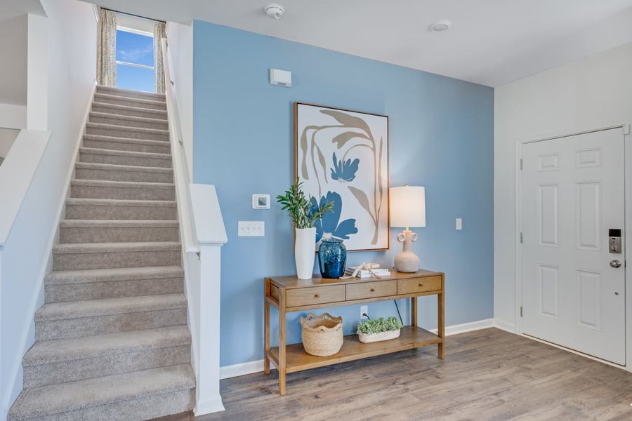 Representative furnished interior of a home built from the Fairfield by Taylor Morrison in Falls Creek, Flowery Branch (Image 9).