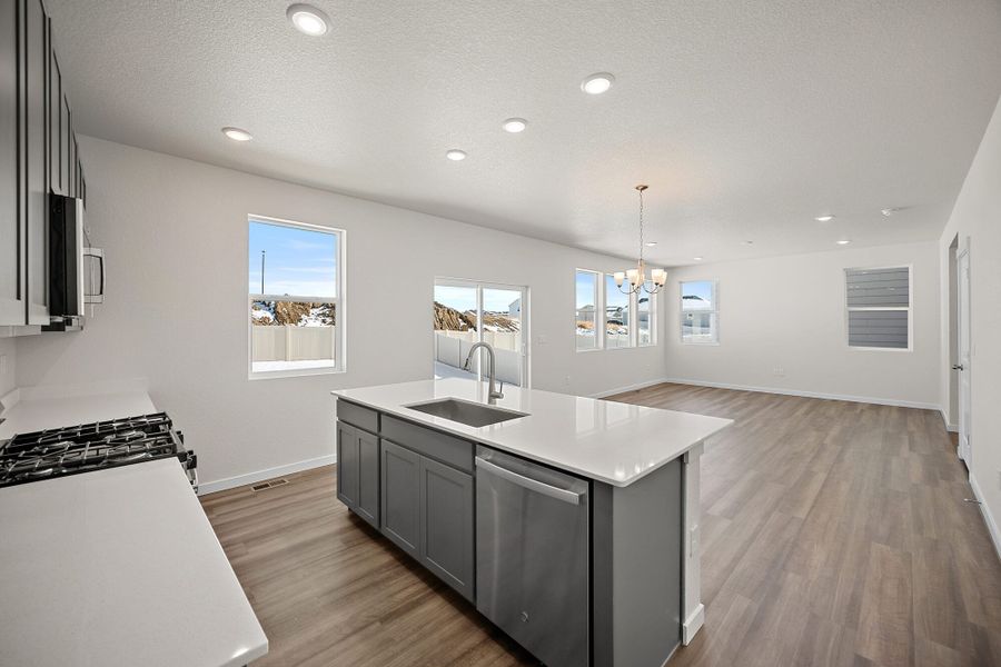 Furnished interior view inside a new home in Aspen Ranch, Fountain (Image 10).