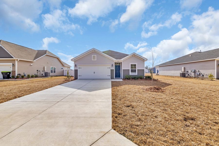 Representative exterior photo of a completed home built from the Courtney II by Great Southern Homes in Briarfield, Conway, SC (Image 30).