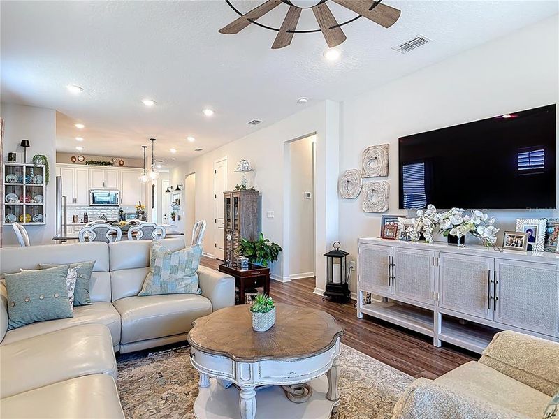 Furnished interior view inside a new home in , Minneola (Image 38).
